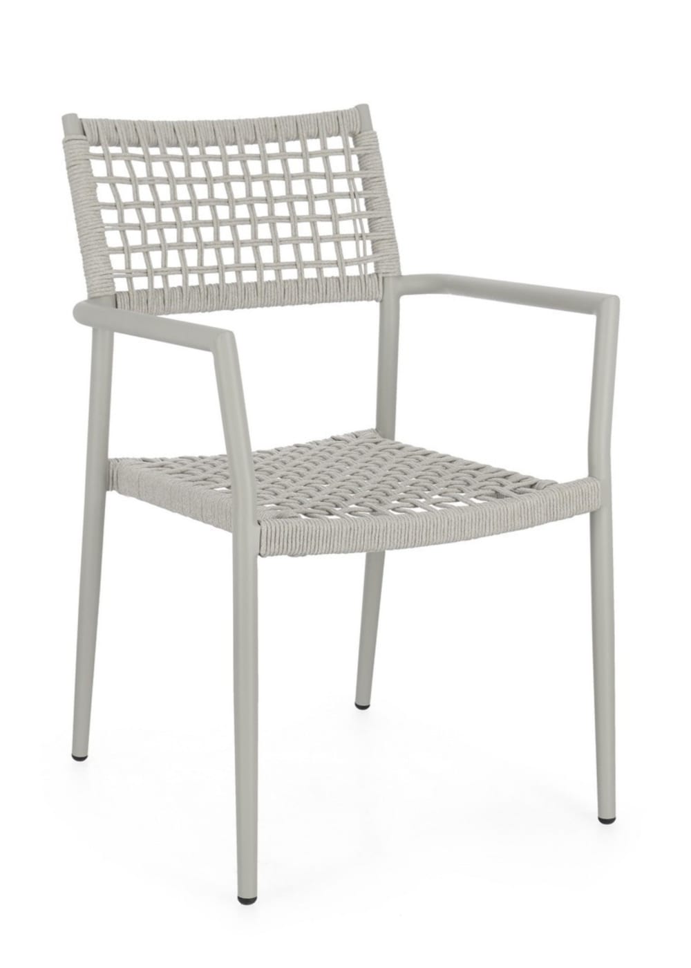 chaise en aluminium avec - corde