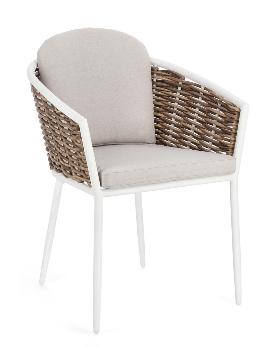 chaise en aluminium avec