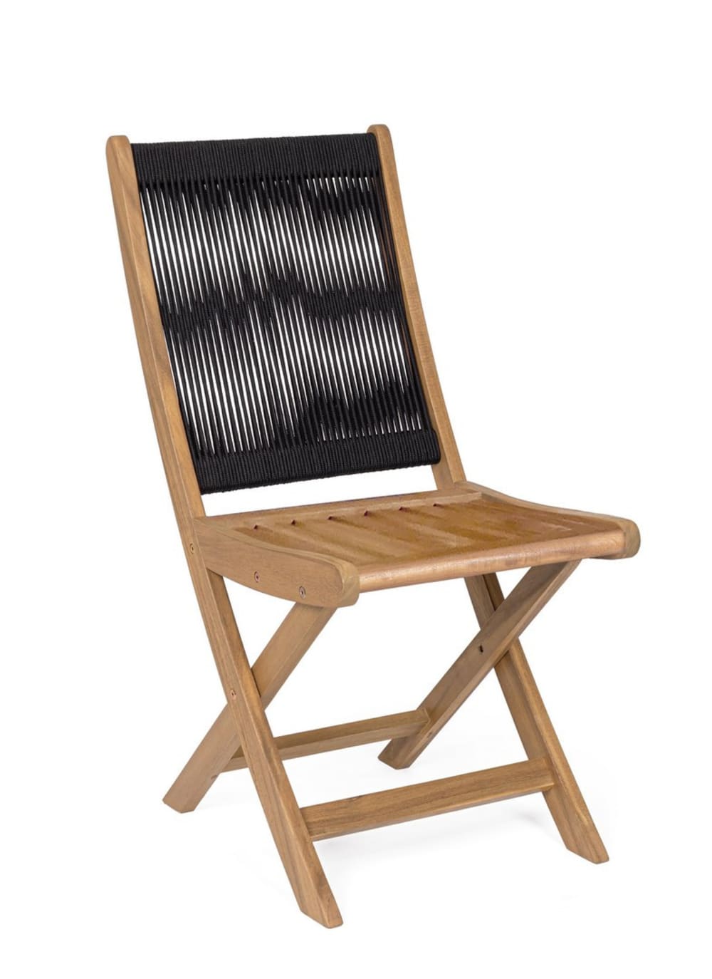 chaise en bois avec noir