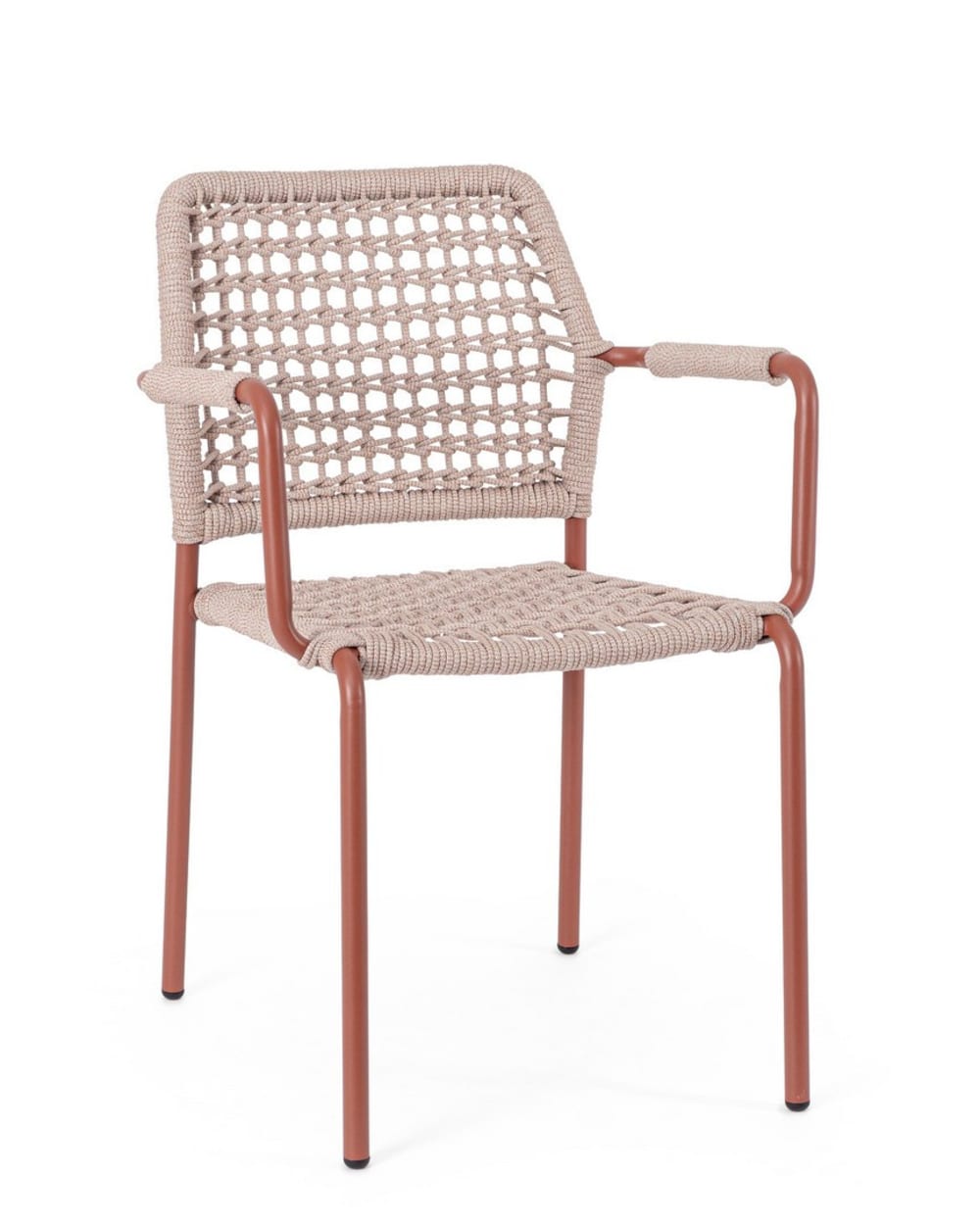 chaise en aluminium avec - corde