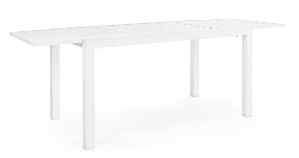 Table en aluminium à - blanche