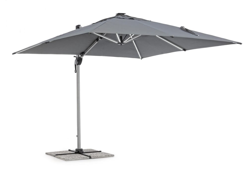 Parasol 3x3 à bras en