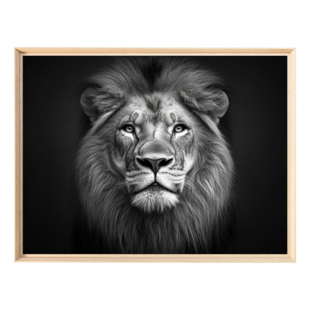 Tableau mural encadré - lion