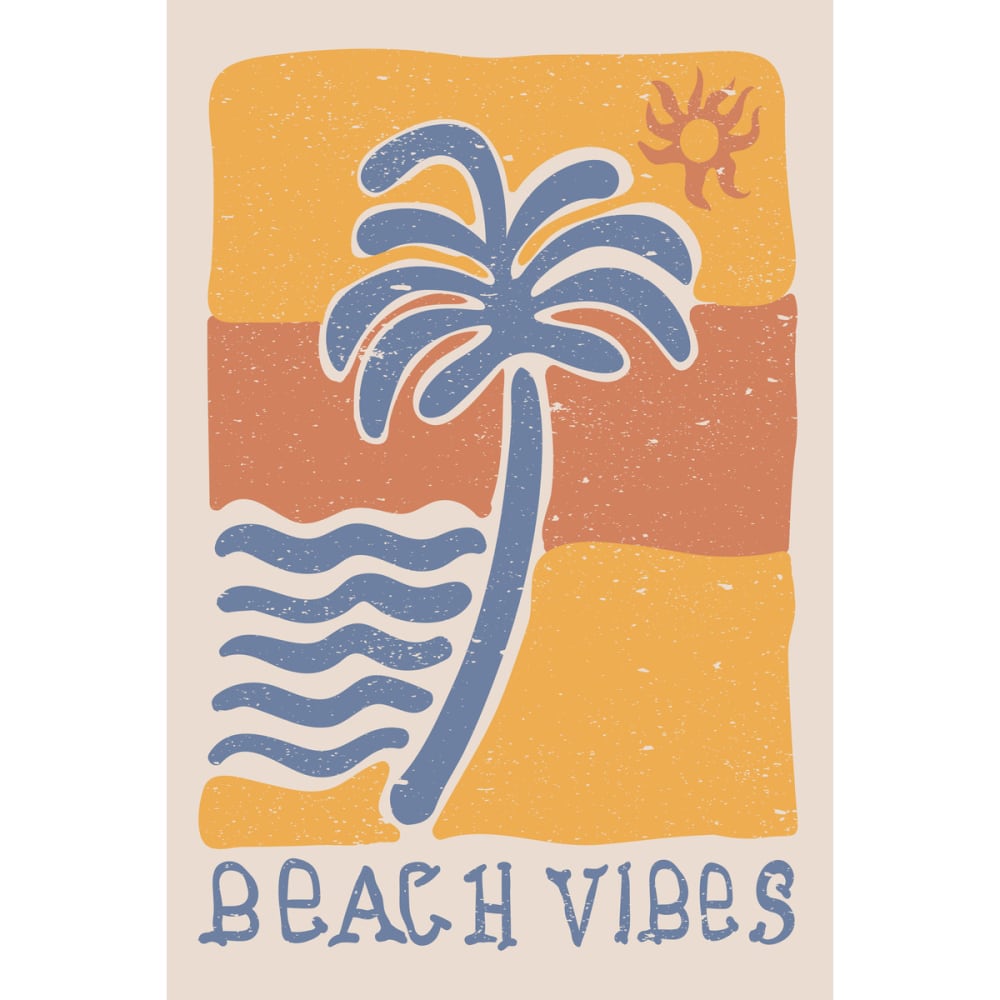 Tableau sur toile beach