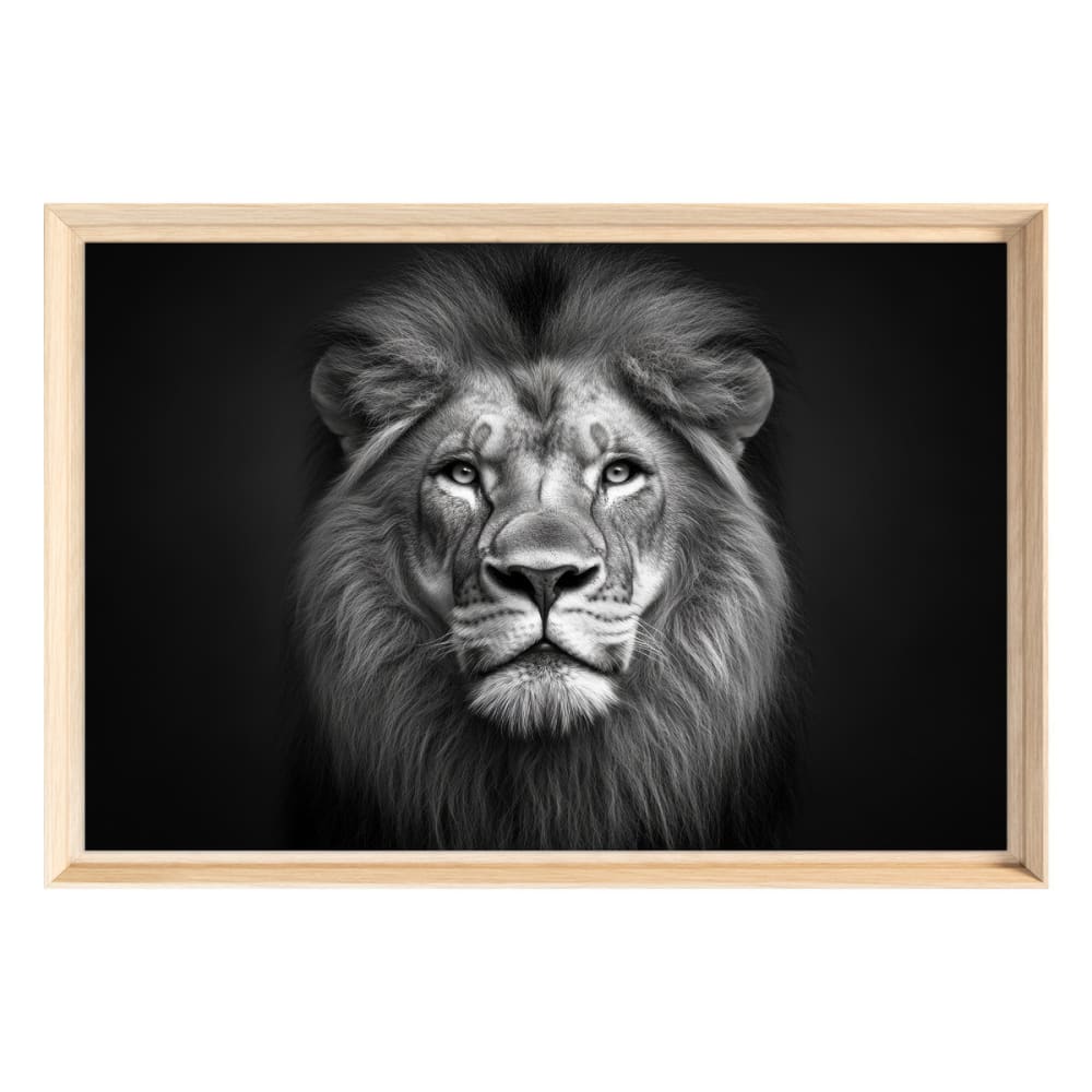 Tableau mural encadré - lion