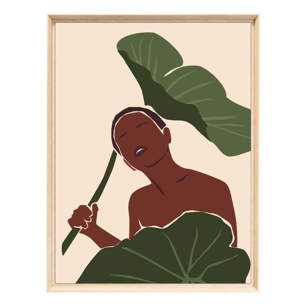 Tableau mural encadré - femme