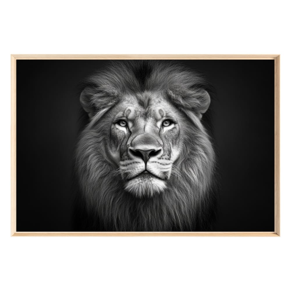 Tableau mural encadré - lion