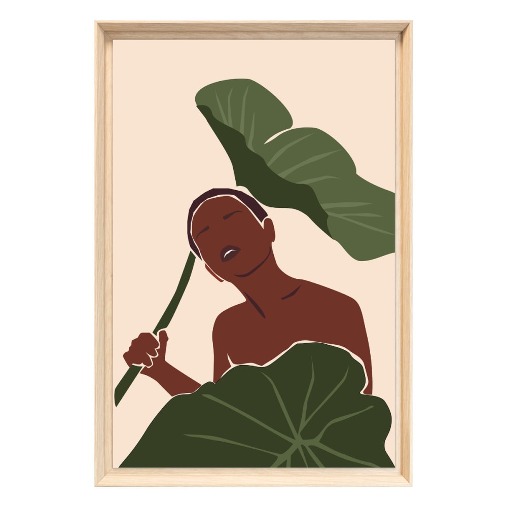 Tableau mural encadré - femme