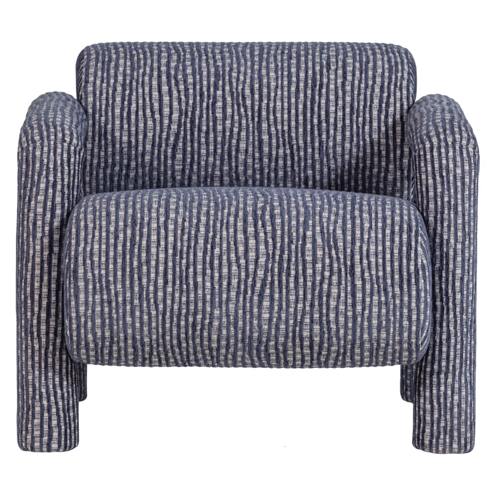 fauteuil en tissu kite - bleu