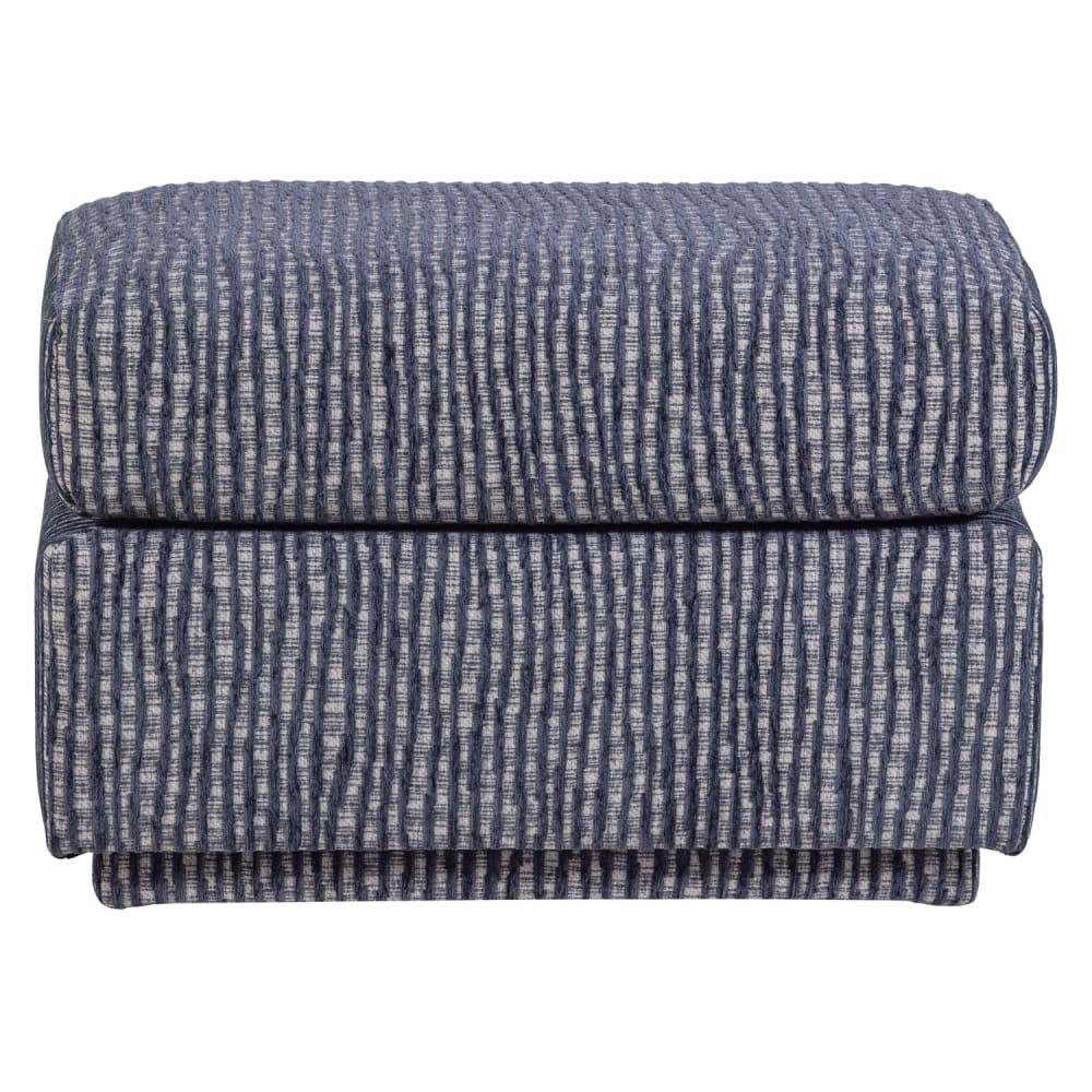 Pouf en bouclé bleu gris Pouf en bouclé bleu gris