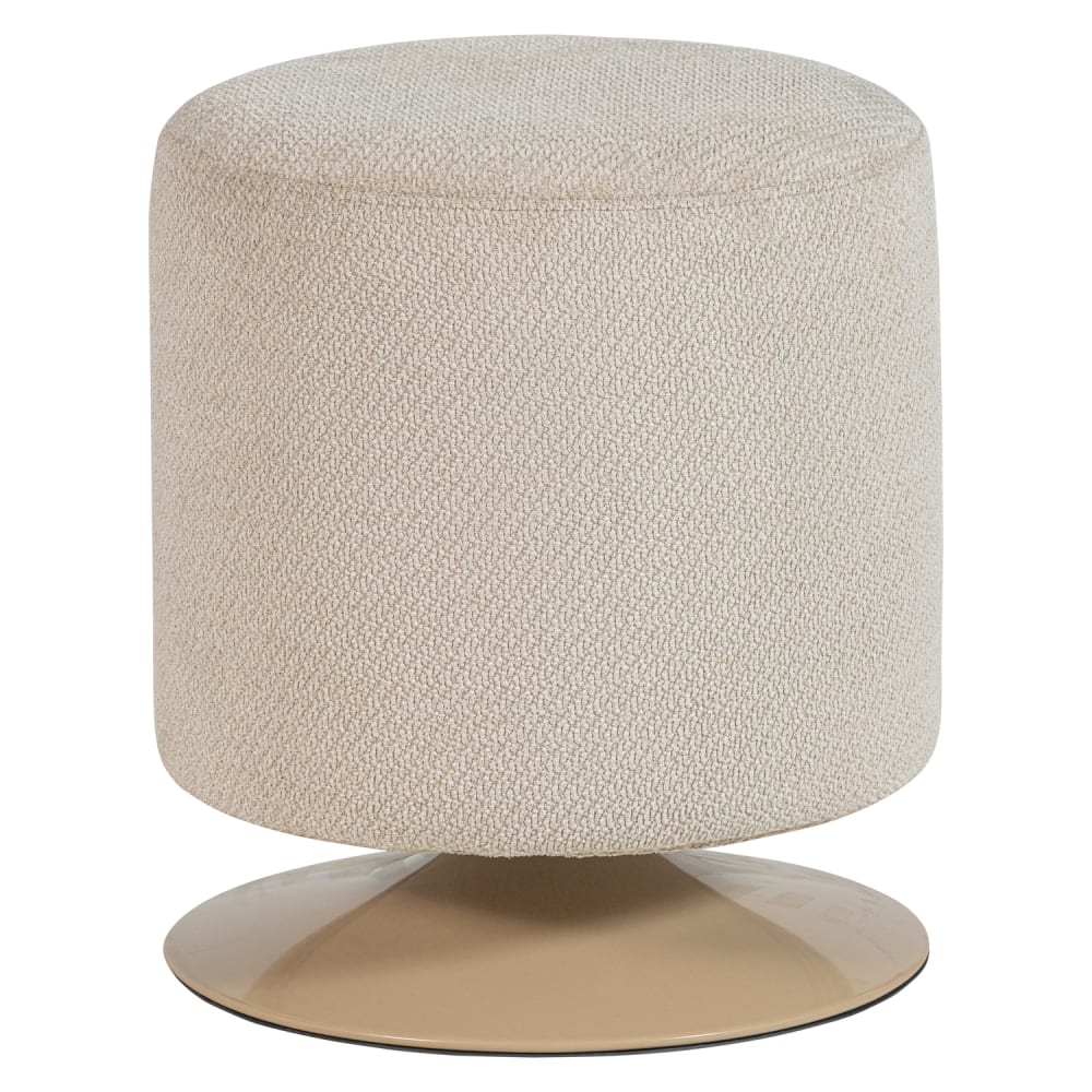 Pouf pivotante en bouclé