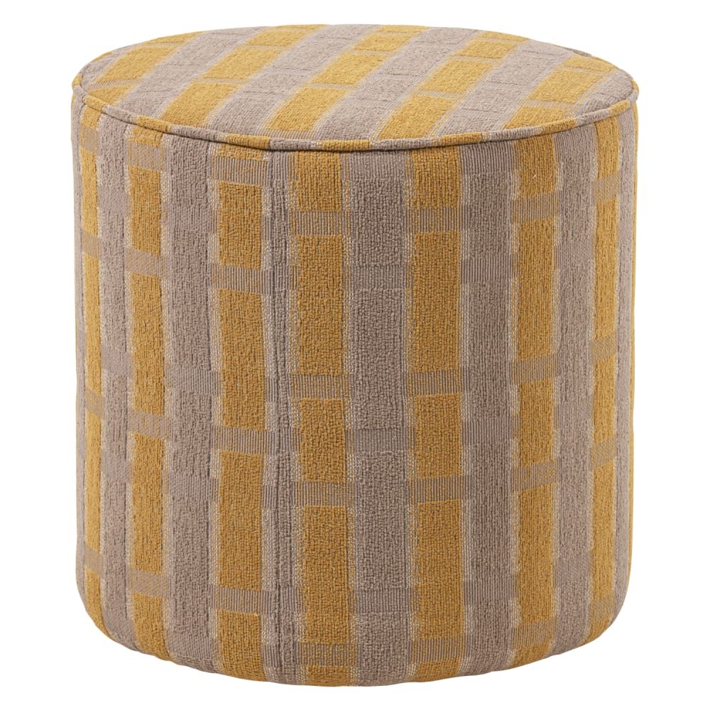 Pouf rond et haut en