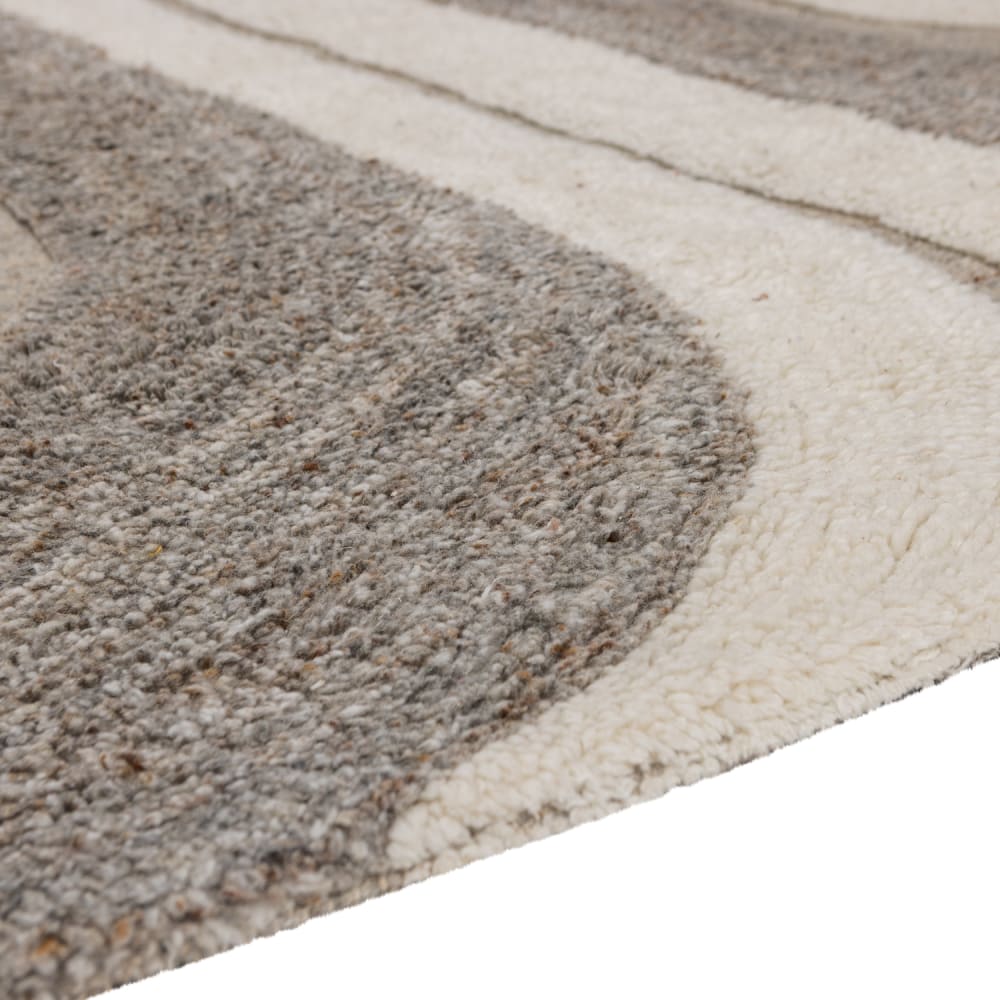 Tapis en laine et coton 1x170x240 gris — vue 4