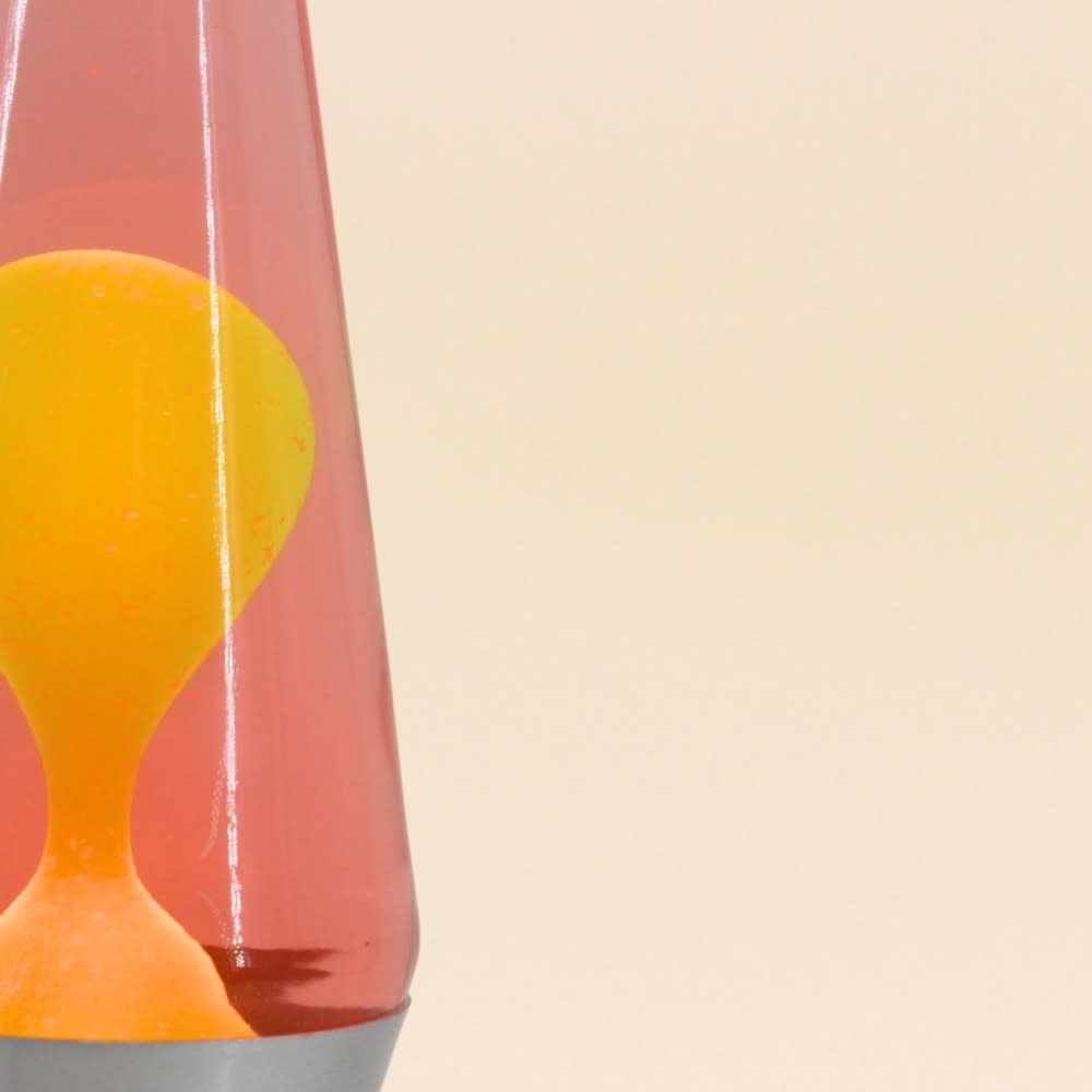 Lampe lave orange 37cm — vue 4