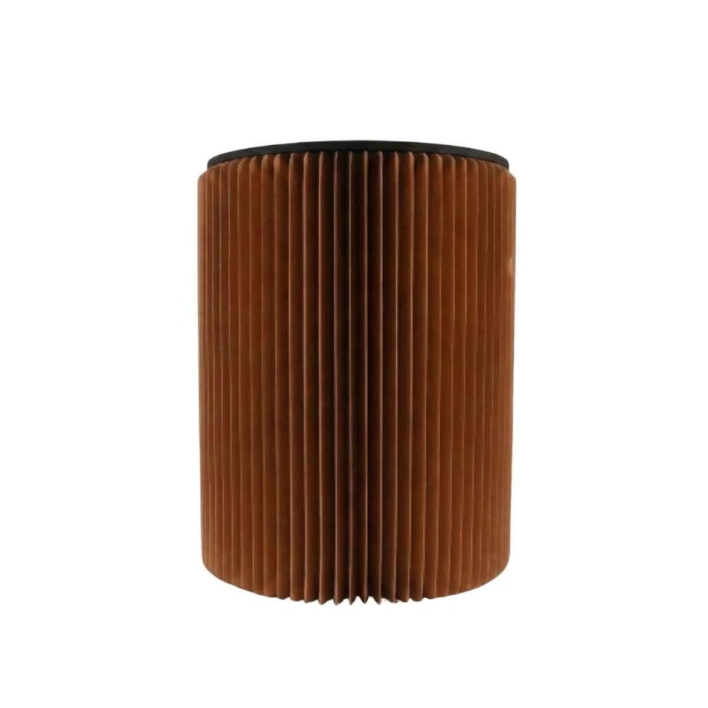 Pouf pliable en carton avec assise noir h38xd30cm