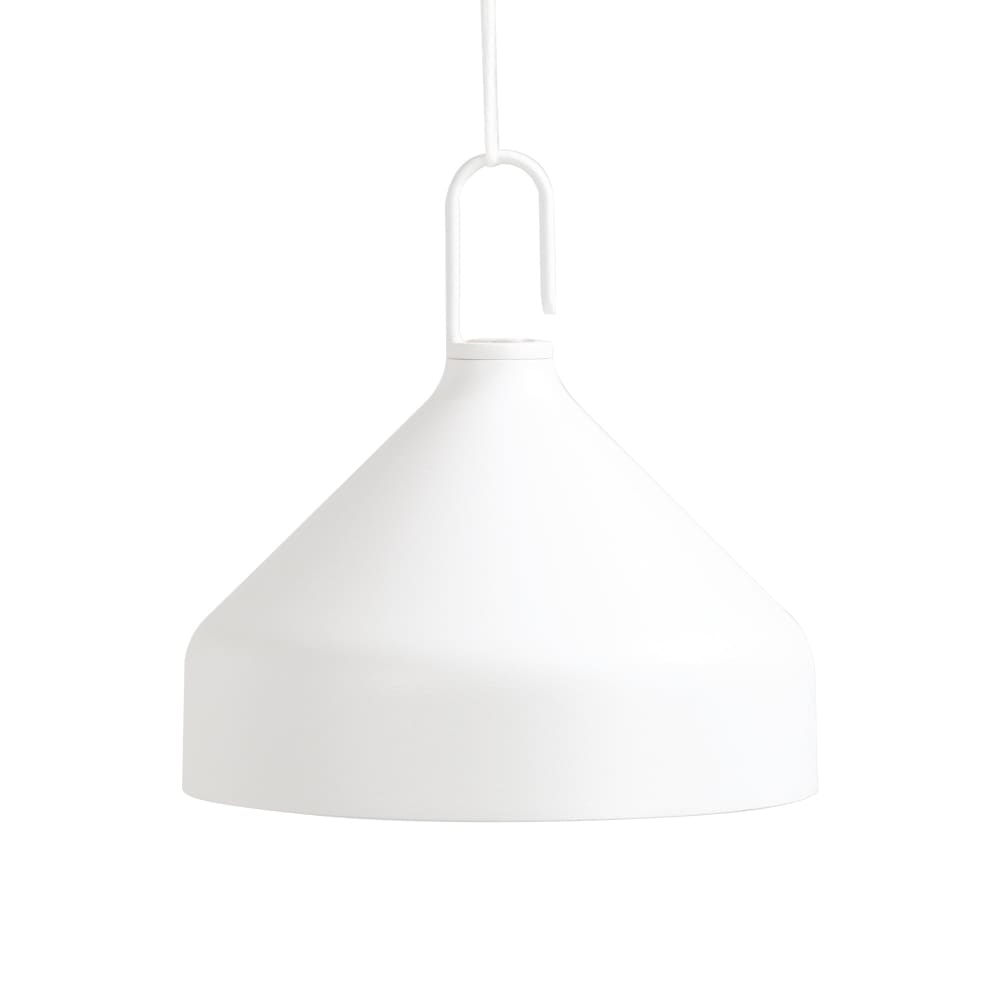 lampara colgante led recargable y regulable zafferano amelie white