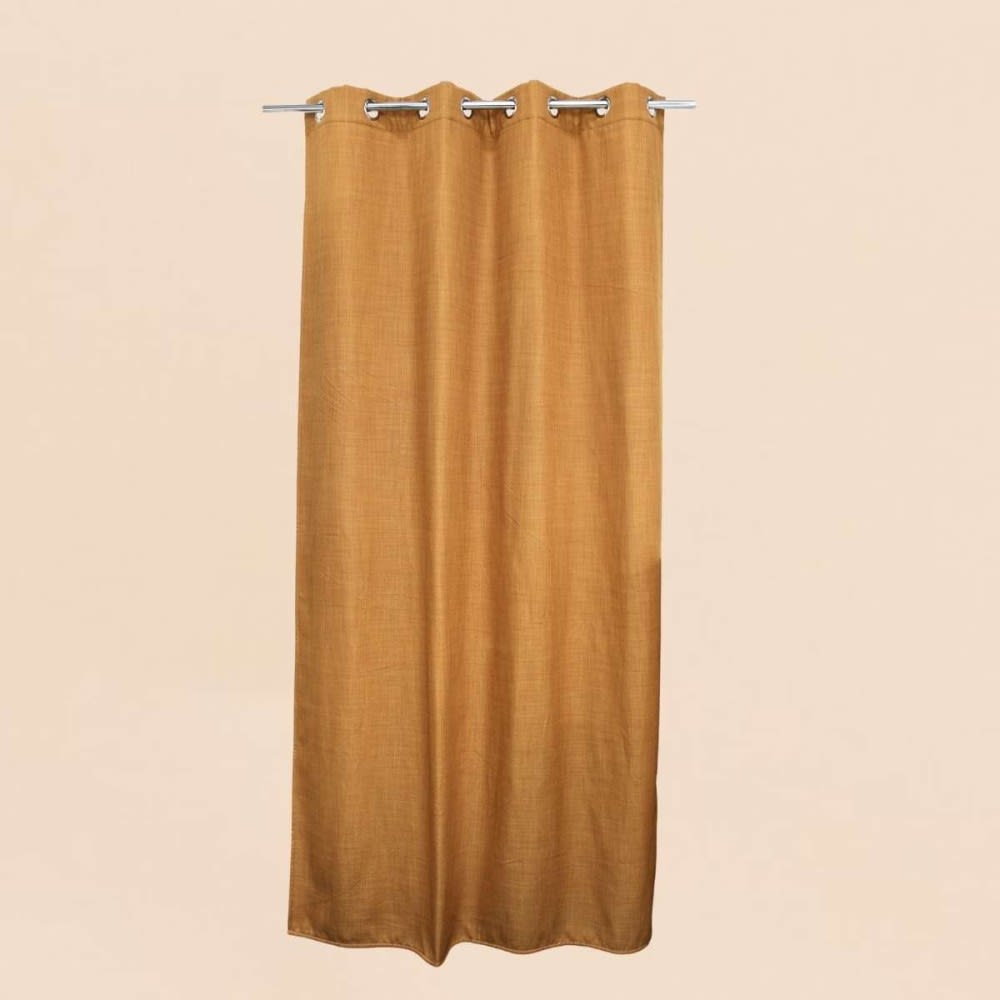 Rideau isolant phonique et thermique moutarde 140x240cm — vue 4