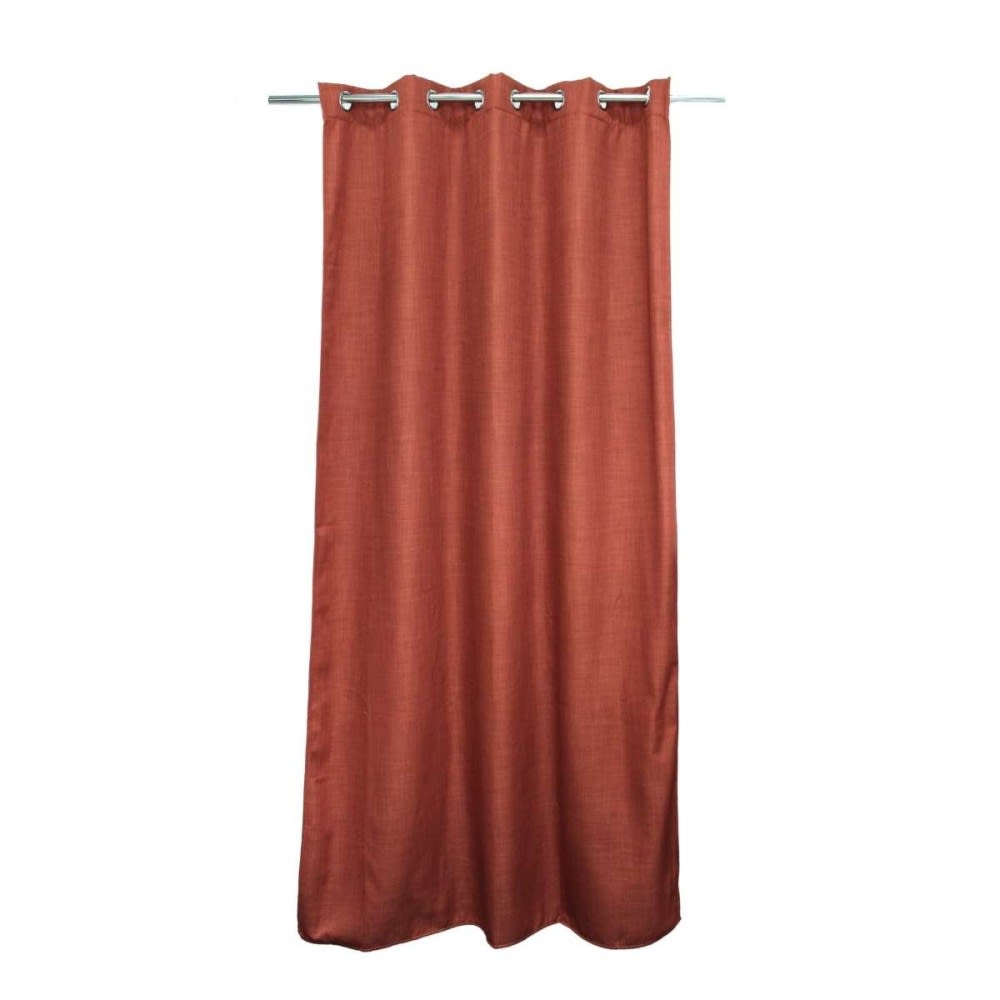 Rideau isolant phonique et thermique terracotta 140x240cm — vue 3