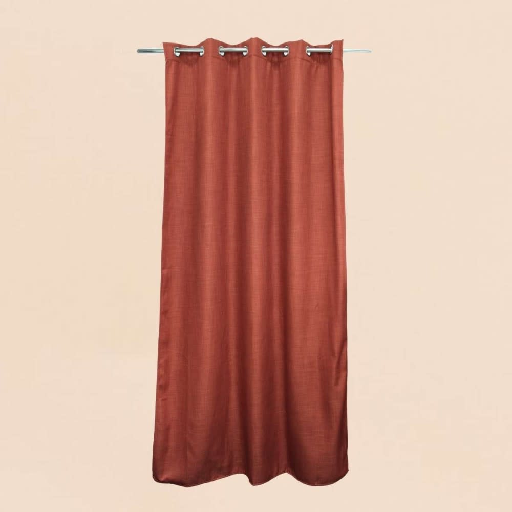 Rideau isolant phonique et thermique terracotta 140x240cm — vue 4