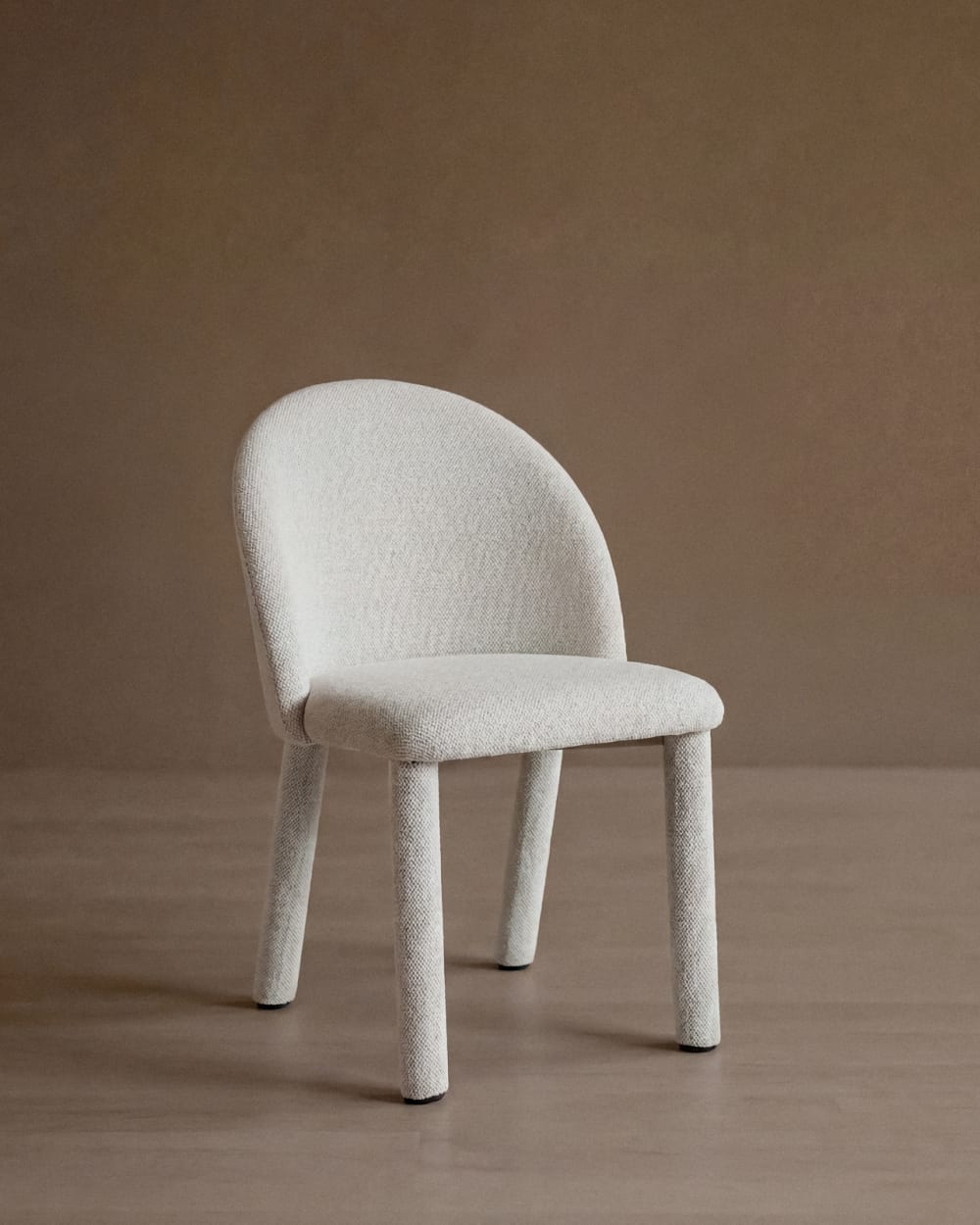 Gepolsterter Stuhl in Beige 83x57cm - Maisons Du Monde