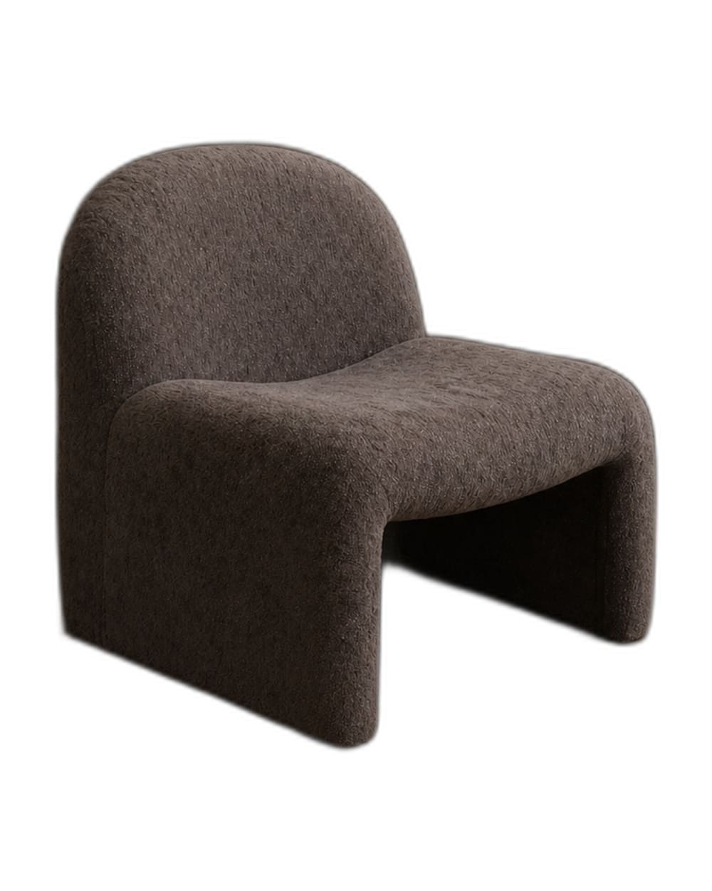 fauteuil en bouclé coloris