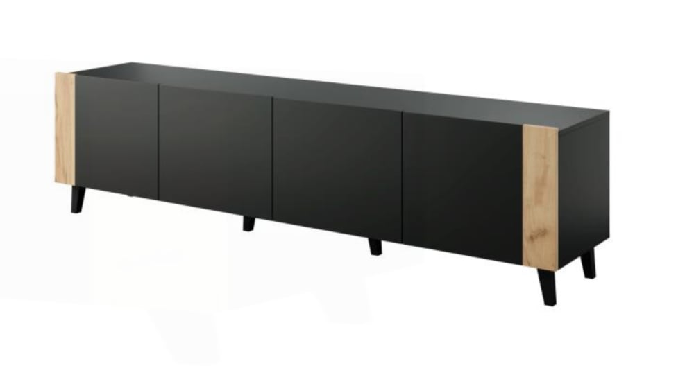 Meuble tv design noir