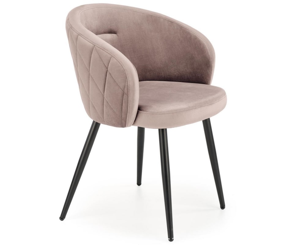 chaise en velours de
