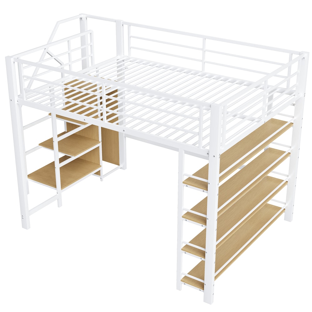 Lit mezzanine armoire - rangement