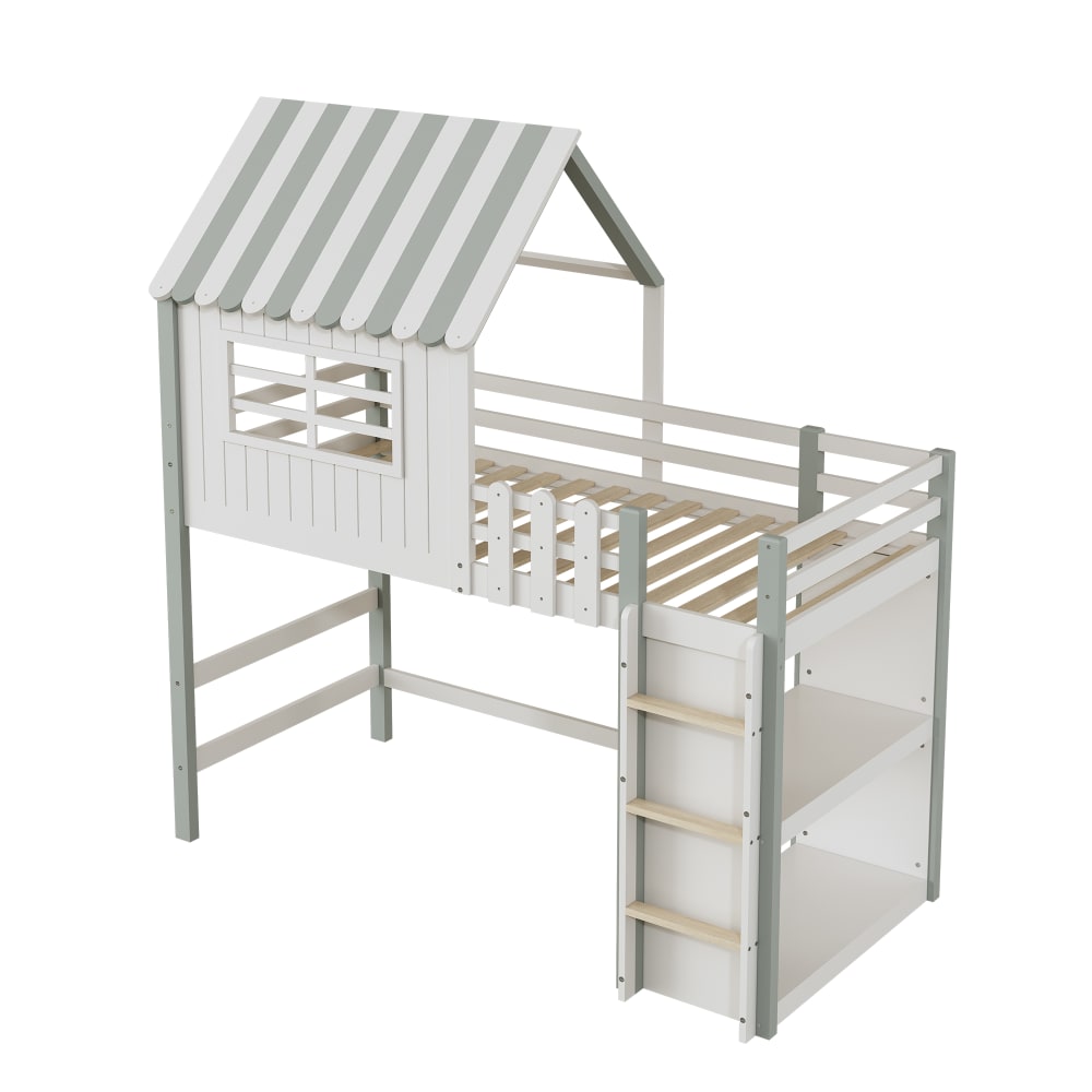 Lit mezzanine enfant - maison