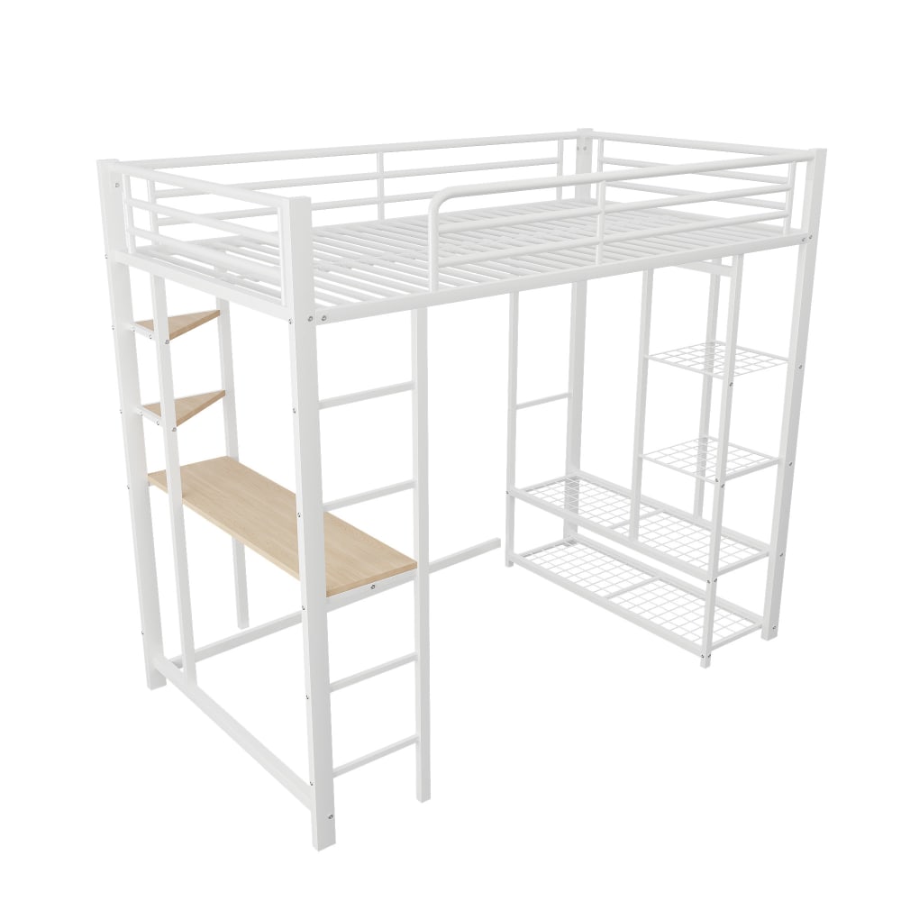 Lit mezzanine bureau