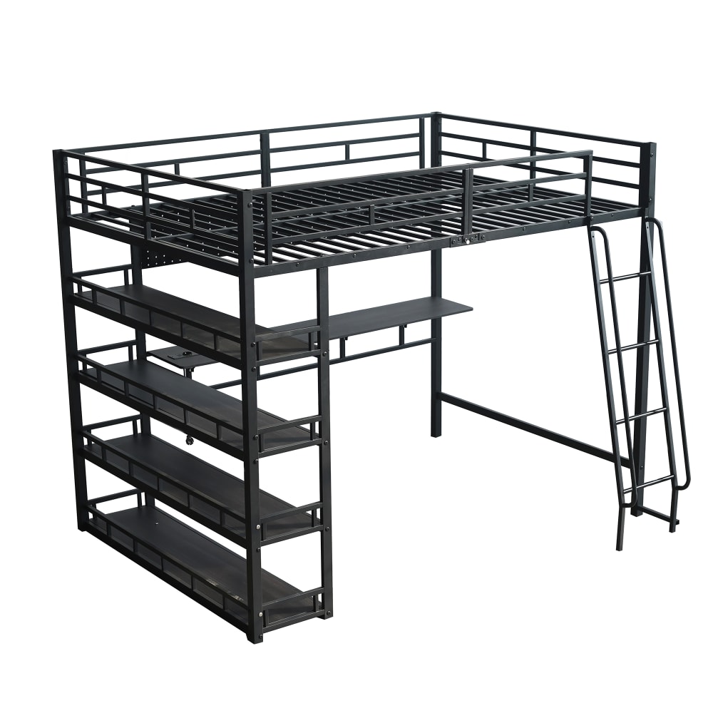 Lit mezzanine rangements