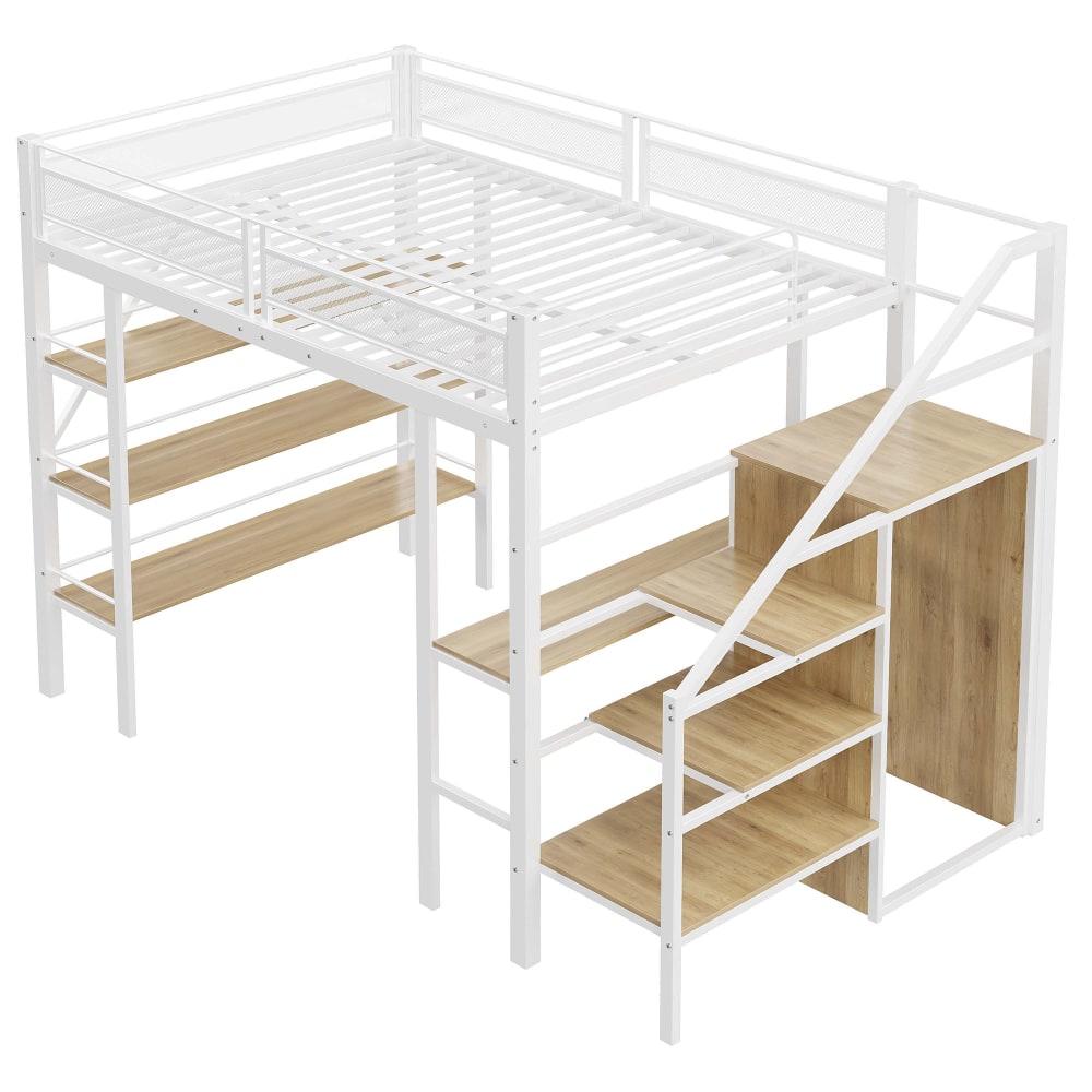 Lit mezzanine bureau