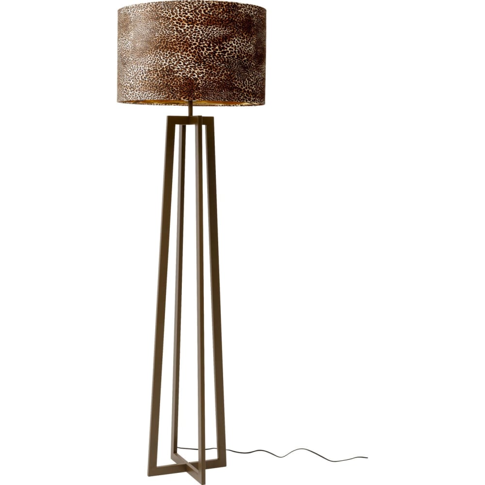 lampadaire imprimé léopard