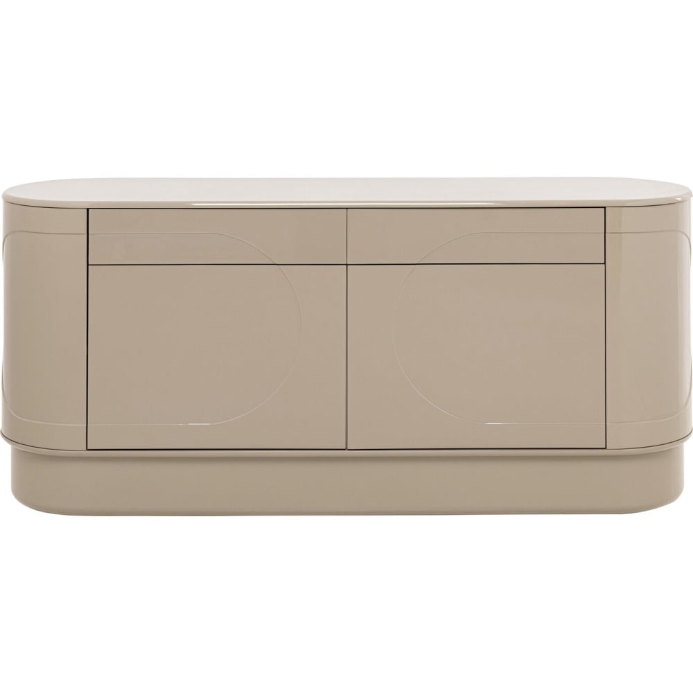 buffet ovale taupe 2