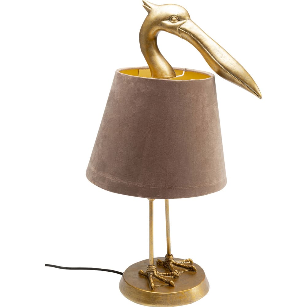 lampe pélican en polyrésine
