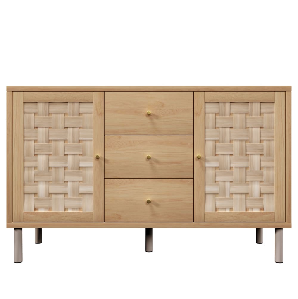 Commode en bois avec
