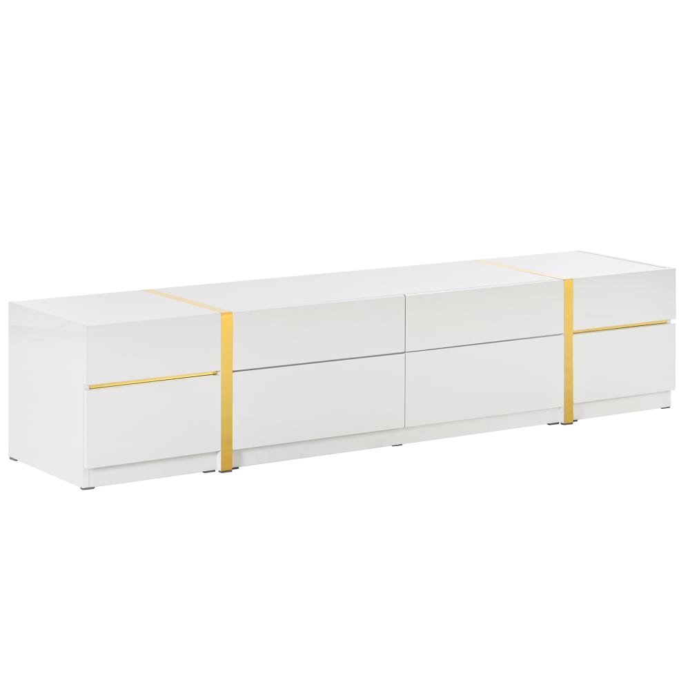 Meuble tv en mdf avec - portes