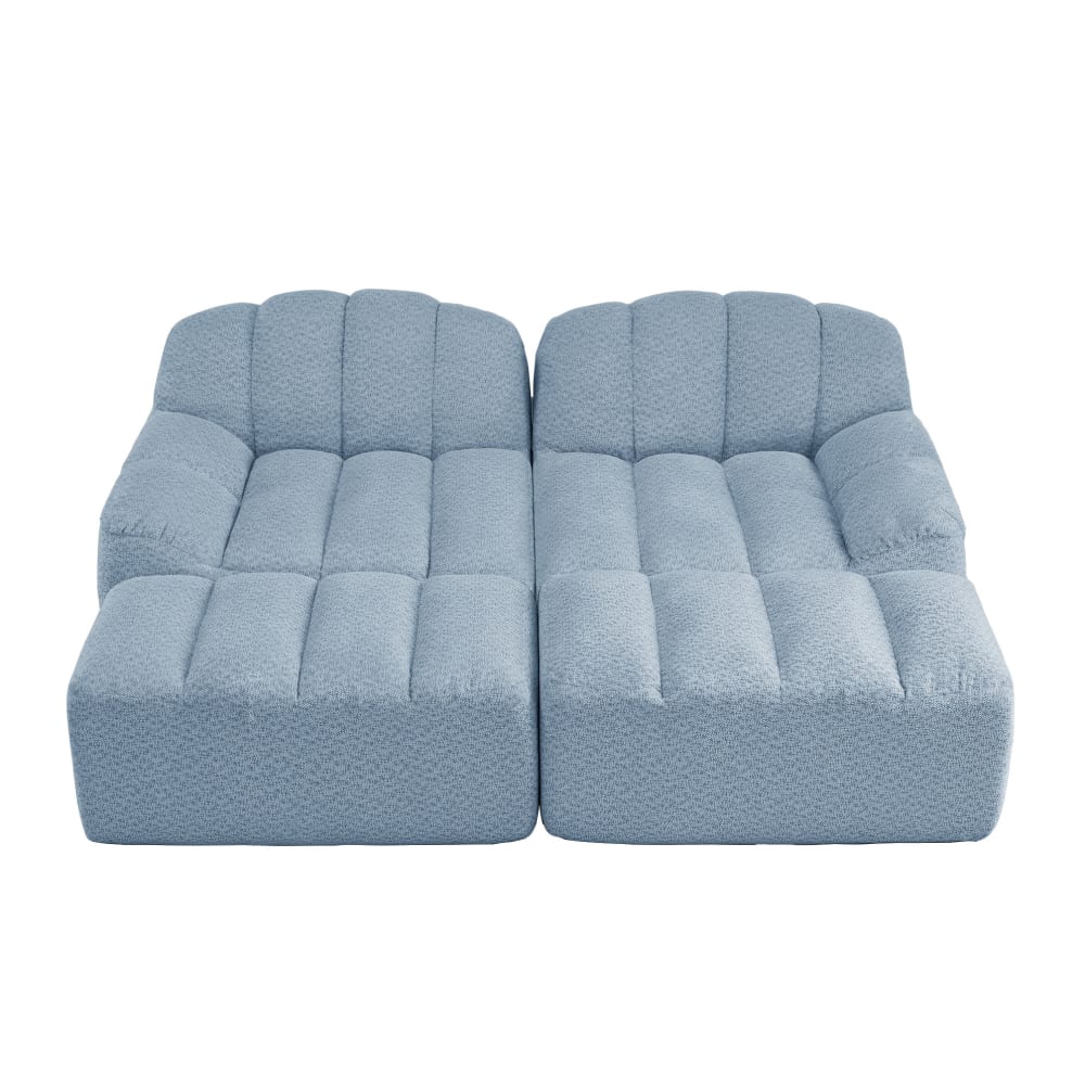 Canapé modulaire 2 places - ottomans
