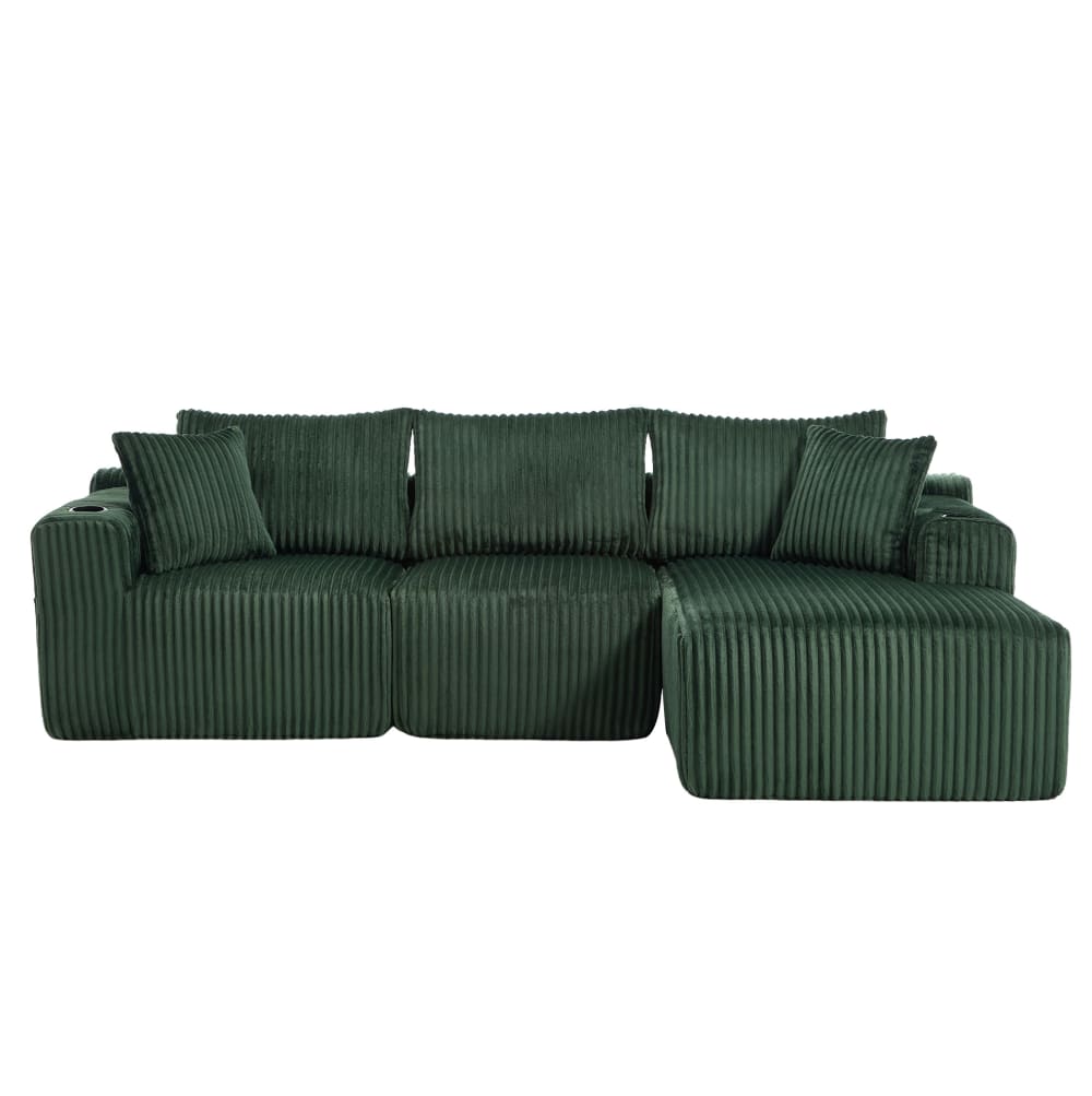 Canapé modulaire en - vert
