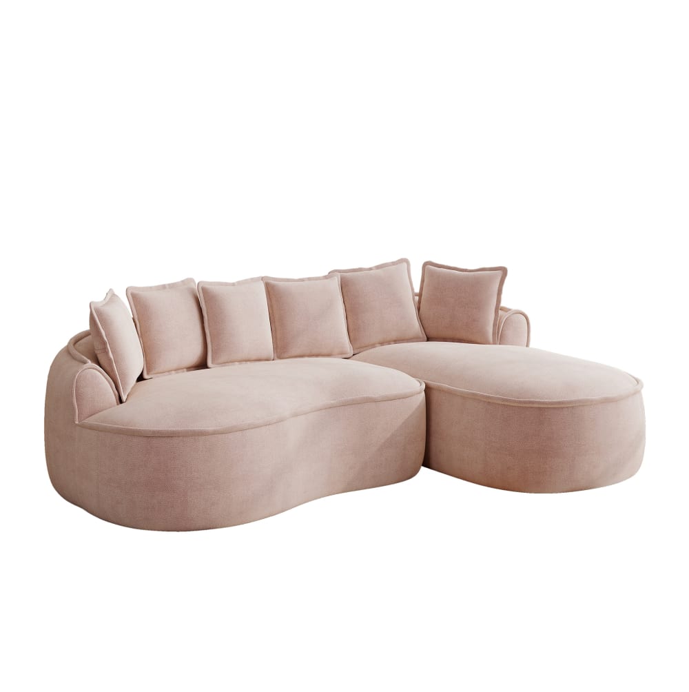 Canapé modulable en - rose