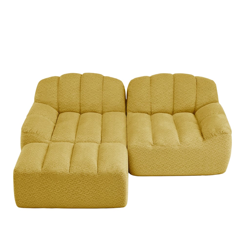 Canapé modulaire en - ottoman