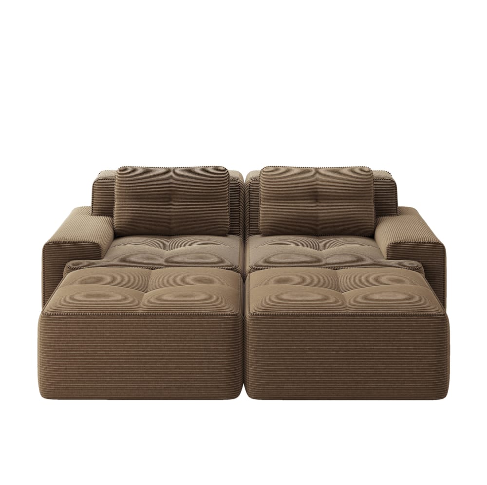 Canapé modulaire en - ottoman