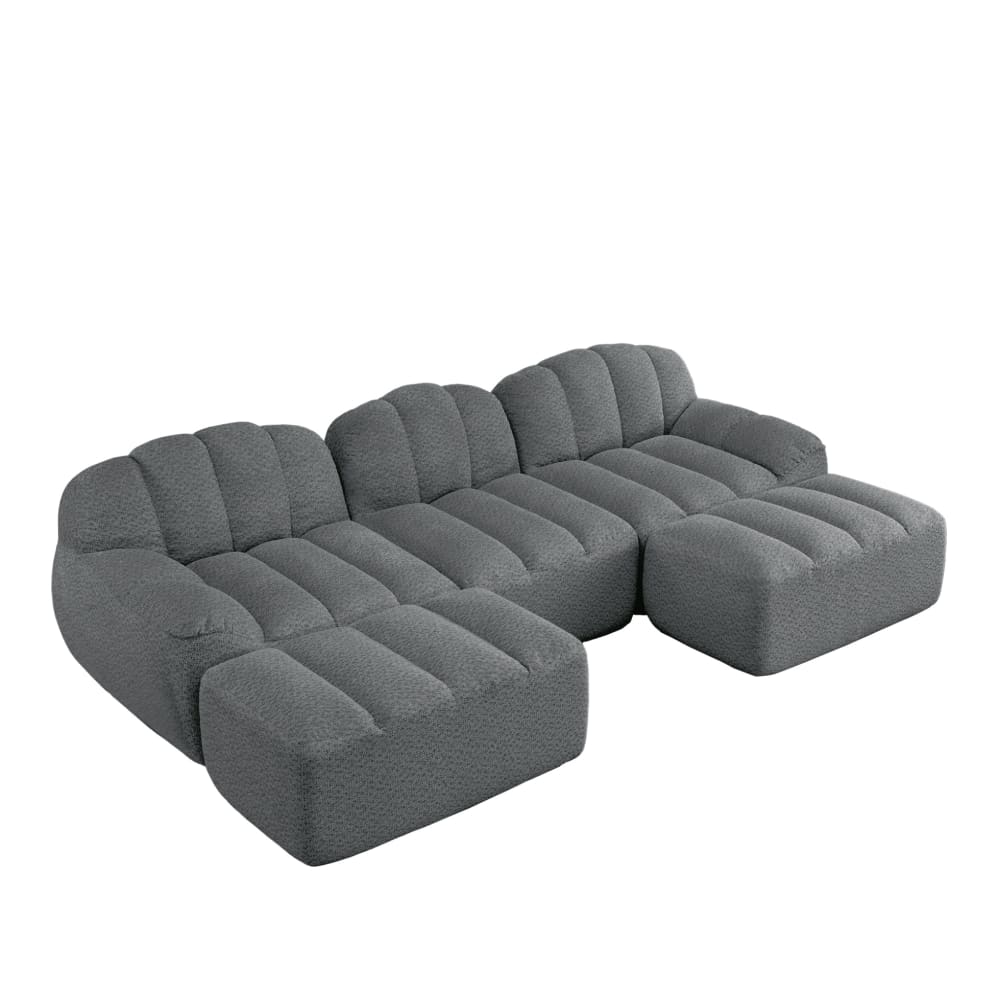 Canapé modulable en - ottomans