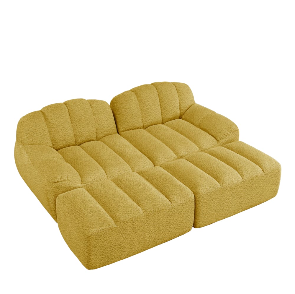 Canapé modulaire en - ottoman