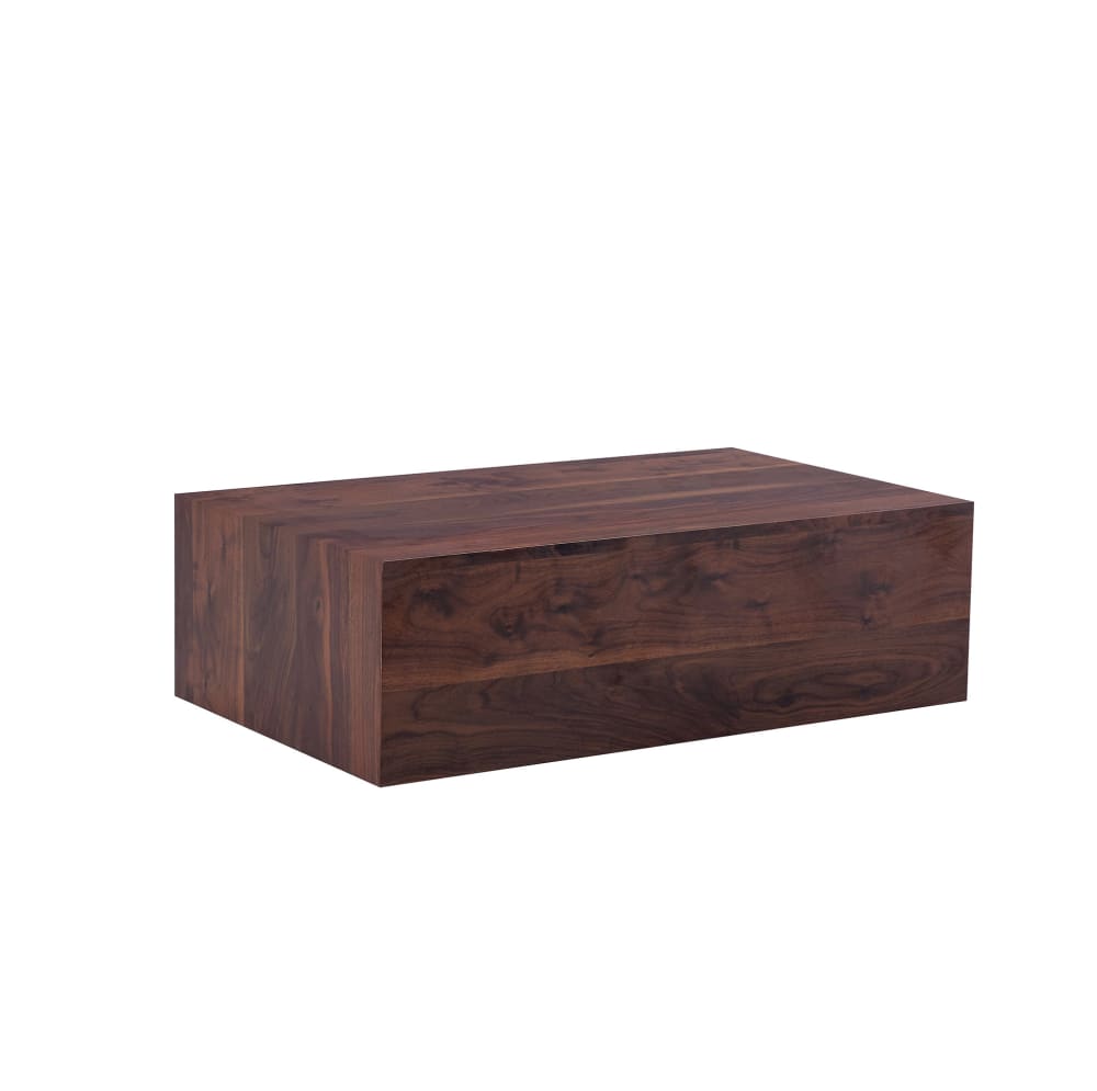 Table basse en mdf effet - noyer
