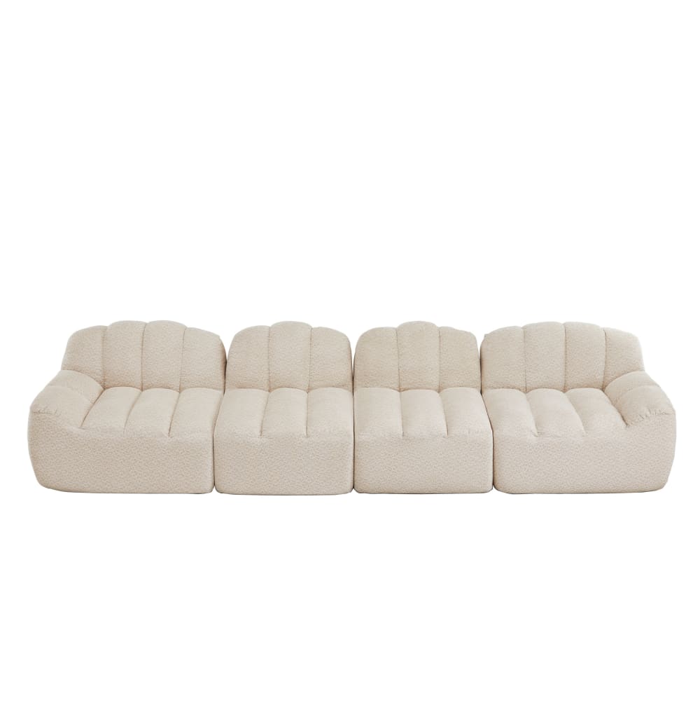 Sofa modulaire en fleece - coquille