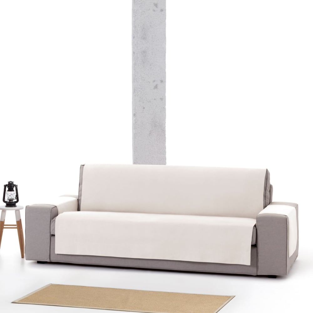 3-Sitzer-Sofabezug 155 cm, weiß - Maisons Du Monde