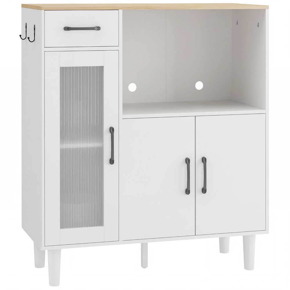 Buffet de cuisine : rangement et charme rétro