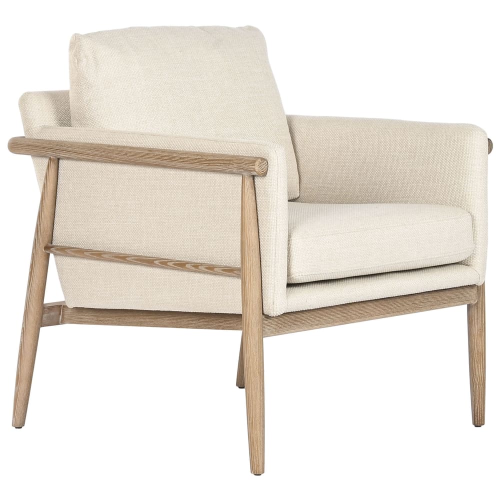 Fauteuil en frêne beige 71x75x79 cm