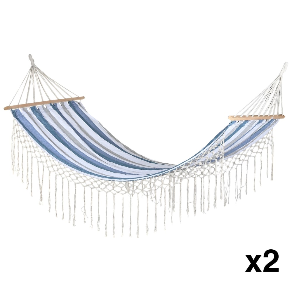 Lot 2 hamacs en coton